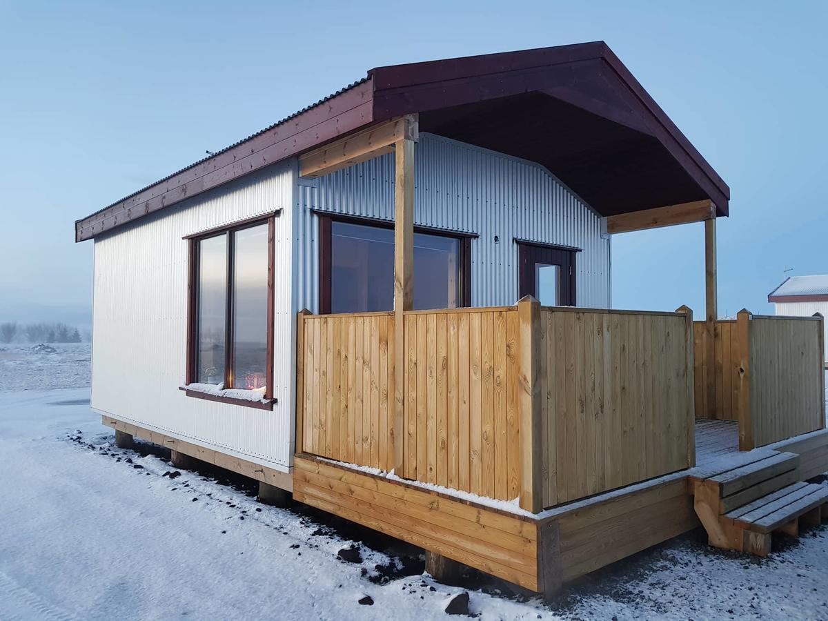 Hekla Cabin 3 Volcano And Glacier View ヘトラ エクステリア 写真
